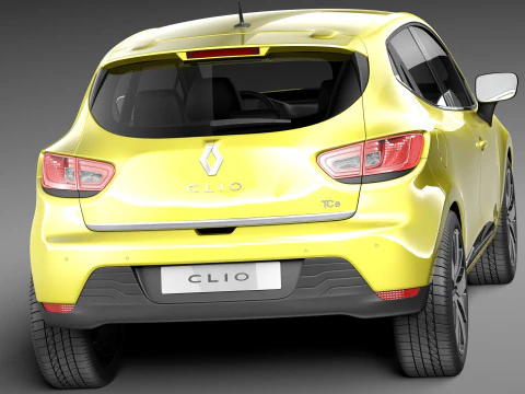 Renault Clio 2013 3D Model