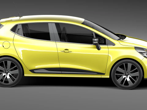 Renault Clio 2013 3D Model