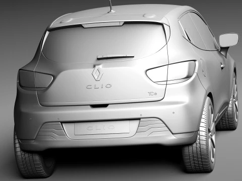 Renault Clio 2013 3D Model