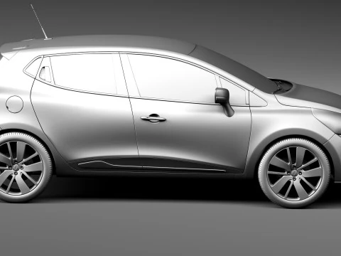 Renault Clio 2013 3D Model