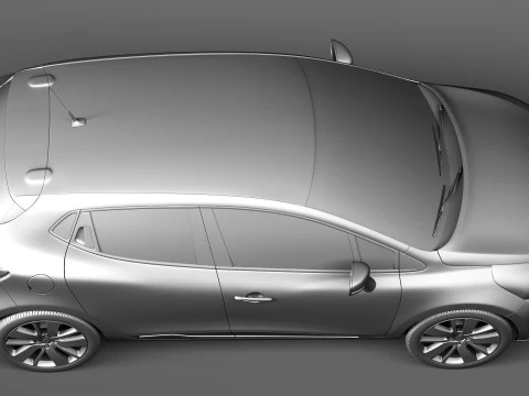 Renault Clio 2013 3D Model