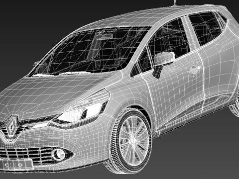 Renault Clio 2013 3D Model