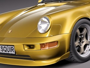 Porsche 911 964 Turbo 1990 Modelo 3D