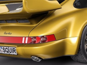 Porsche 911 964 Turbo 1990 Modelo 3D