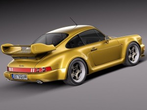 Porsche 911 964 Turbo 1990 Modelo 3D
