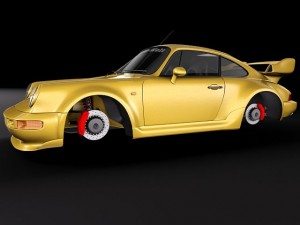 Porsche 911 964 Turbo 1990 Modelo 3D