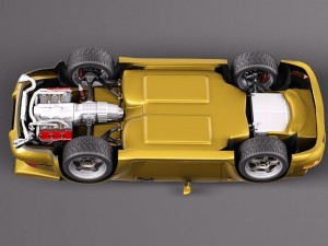 Porsche 911 964 Turbo 1990 Modelo 3D