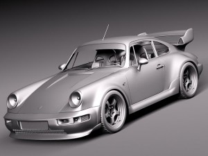 Porsche 911 964 Turbo 1990 Modelo 3D