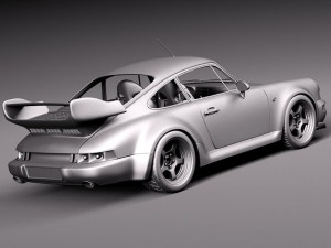 Porsche 911 964 Turbo 1990 Modelo 3D