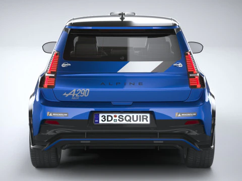 Alpine A290 Rallye 2026 3D Model