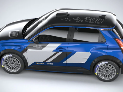 Alpine A290 Rallye 2026 3D Model