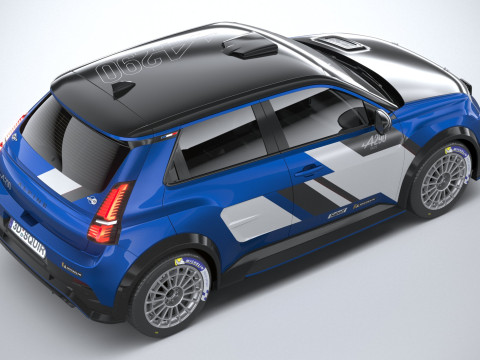 Alpine A290 Rallye 2026 3D मॉडल