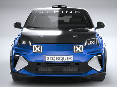 Alpine A290 Rallye 2026 3D मॉडल