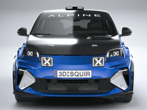 Alpine A290 Rallye 2026 3D Model