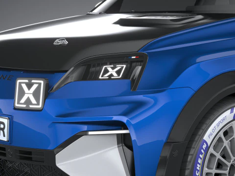 Alpine A290 Rallye 2026 3D Model