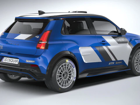 Alpine A290 Rallye 2026 3D Model