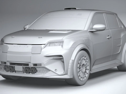Alpine A290 Rallye 2026 3D Model