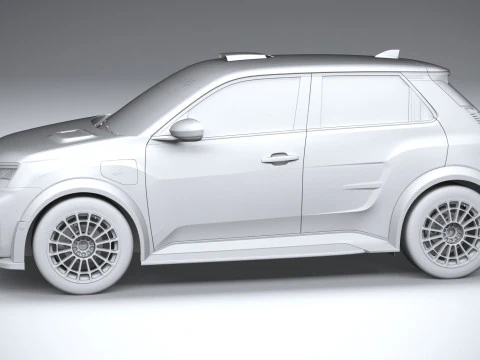 Alpine A290 Rallye 2026 3D Model