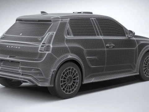 Alpine A290 Rallye 2026 3D Model