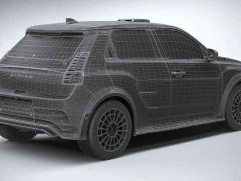 Alpine A290 Rallye 2026 3D Model
