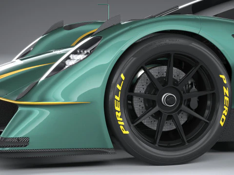 Aston Martin Valchiria LM2026 Modello 3D