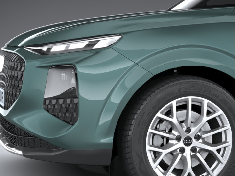 Audi Q3 base 2026 3D Modell
