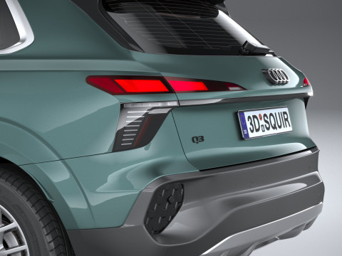 Audi Q3 base 2026 3D Modell