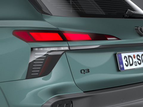 Audi Q3 base 2026 3D Modell