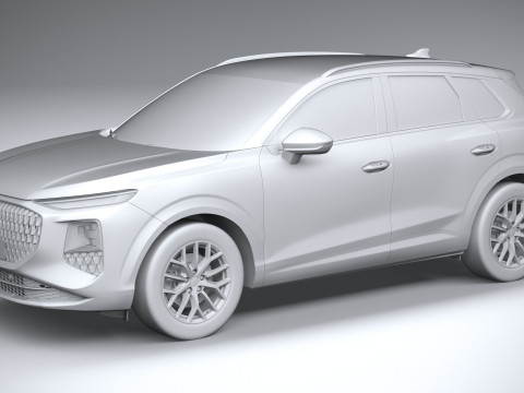 Audi Q3 base 2026 3D Modell
