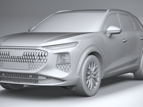 Audi Q3 base 2026 3D Modell