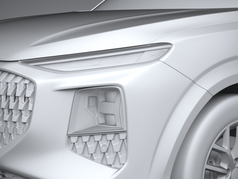 Audi Q3 base 2026 3D Modell