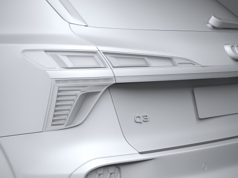 Audi Q3 base 2026 3D Modell