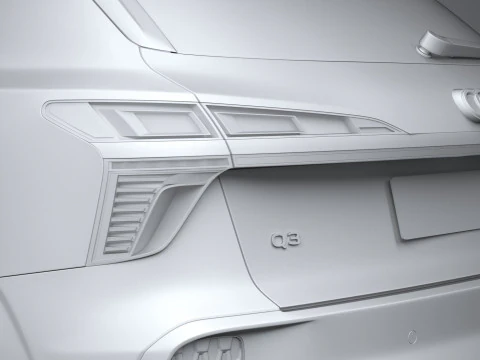 Audi Q3 base 2026 3D Model