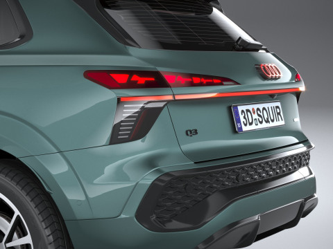 Audi Q3 S-Line 2026 3D Model