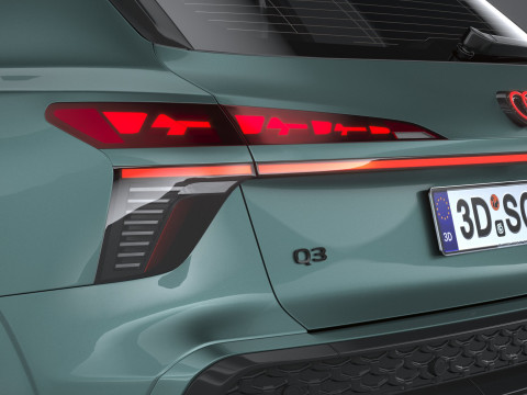 Audi Q3 S-Line 2026 3D Model