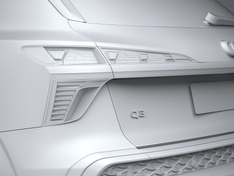 Audi Q3 S-Line 2026 3D Model