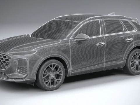 Audi Q3 S-Line 2026 3D Model