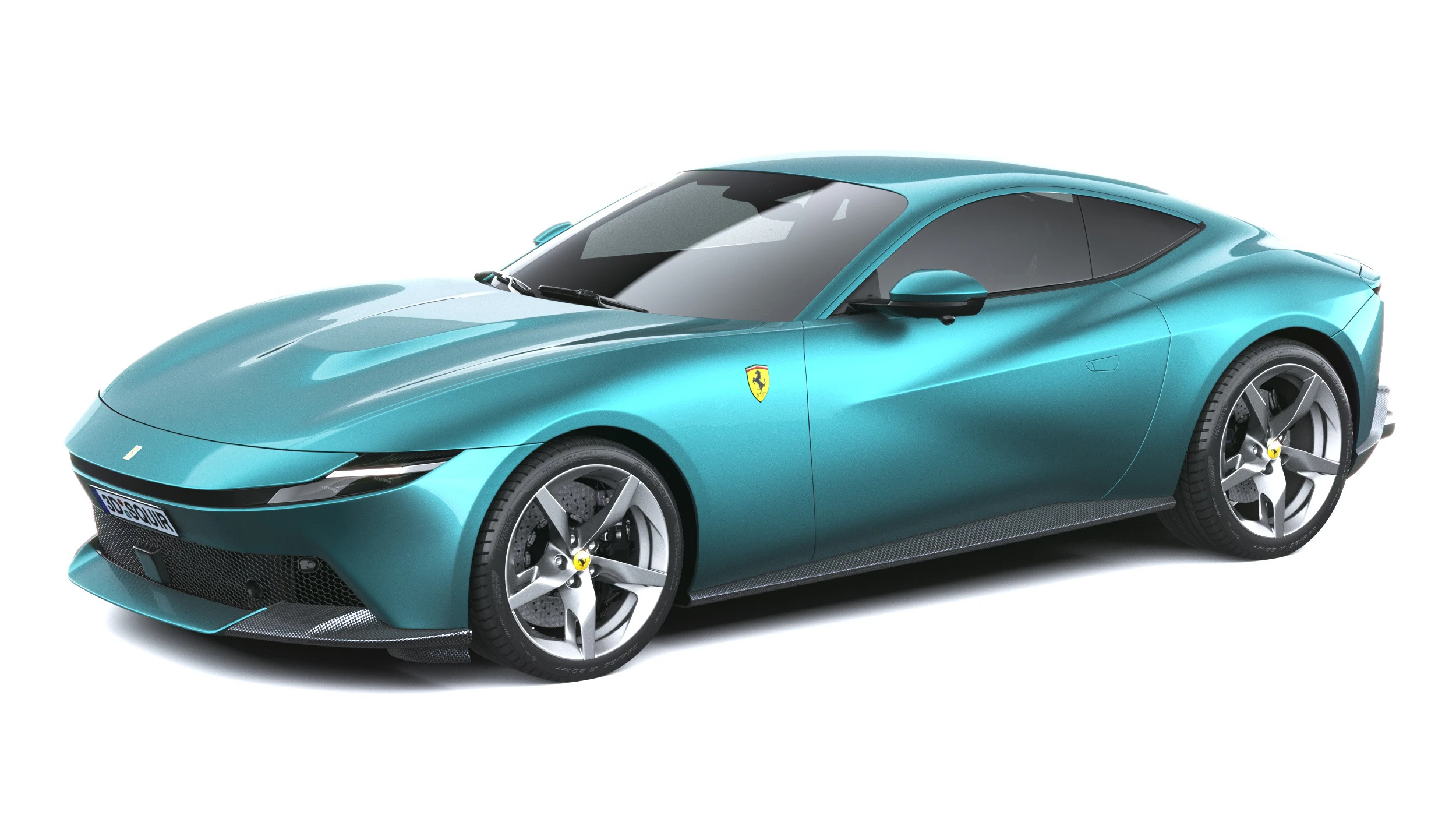Ferrari Amalfi 2026 3D Model .c4d .max .obj .3ds .fbx .stl .blend
