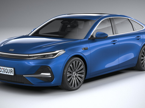 Geely Galaxy A7 2026 3D Модель