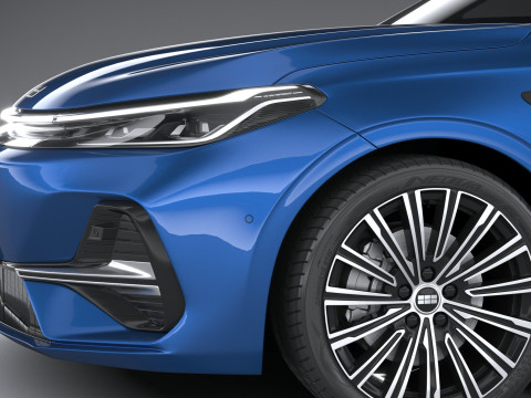 Geely Galaxy A7 2026 3D Модель