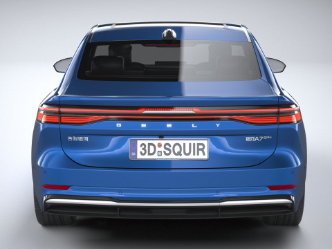 Geely Galaxy A7 2026 3D Модель