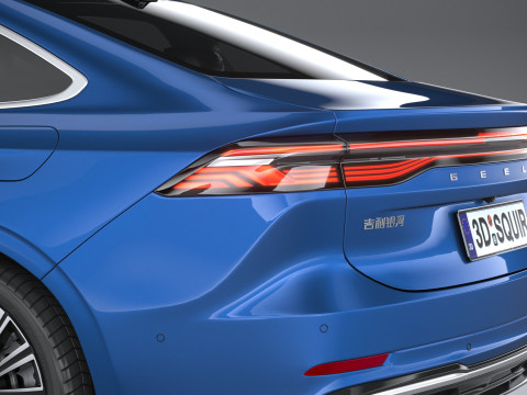 Geely Galaxy A7 2026 3D Модель