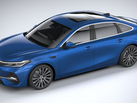 Geely Galaxy A7 2026 3D Модель