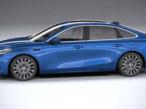 Geely Galaxy A7 2026 3D Модель