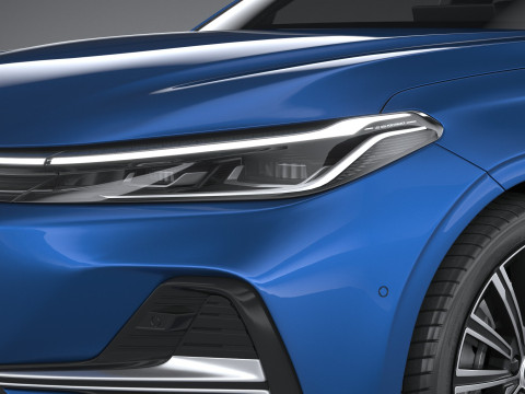 Geely Galaxy A7 2026 3D Модель