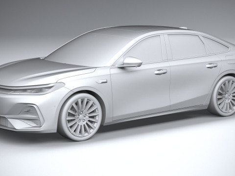 Geely Galaxy A7 2026 3D Модель
