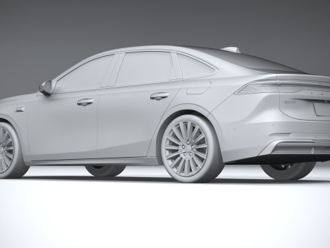 Geely Galaxy A7 2026 3D Модель