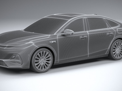 Geely Galaxy A7 2026 3D Модель