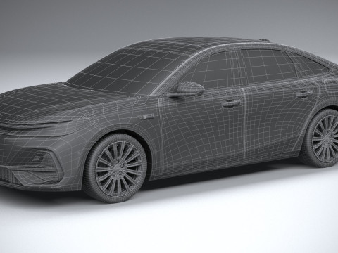 Geely Galaxy A7 2026 3D Модель