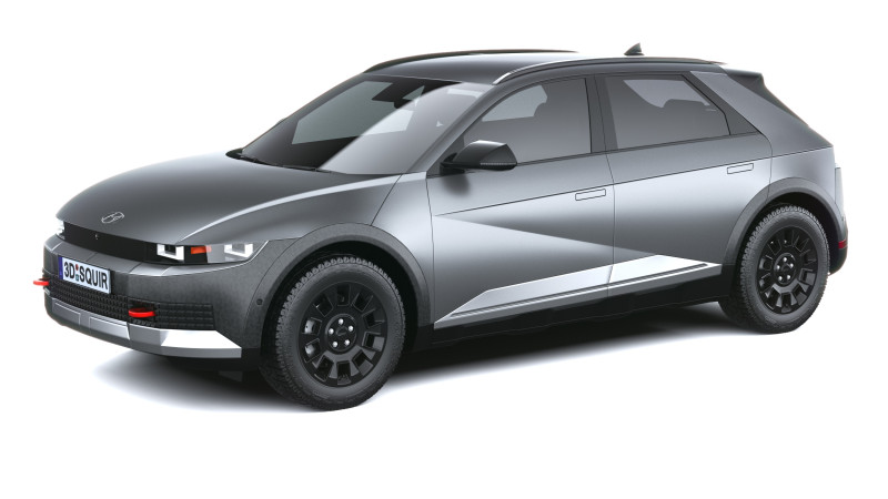 Hyundai Ioniq5 XRT 2025 3D Model .c4d .max .obj .3ds .fbx .stl .blend